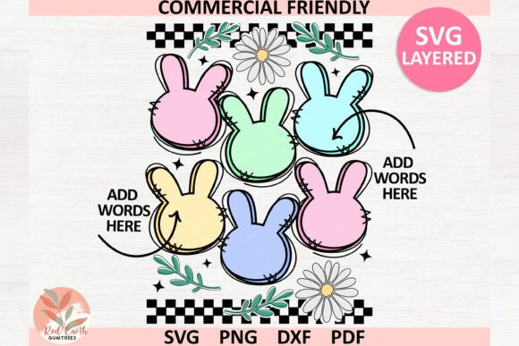 Custom Retro Conversation Bunny Head Svg Review
