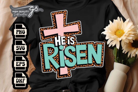 He Is Risen Retro Leopard Easter SVG Review