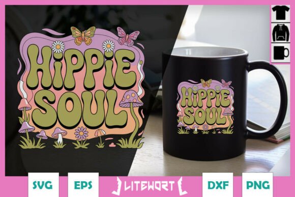 Hippie Soul Retro Mushrooms Lover SVG Review