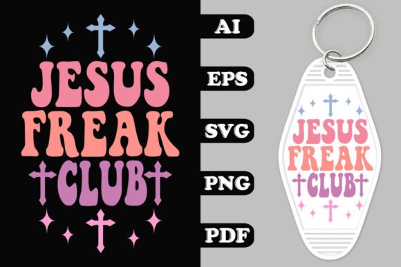 Jesus Freak Club Key Chain SVG Embroidery Review