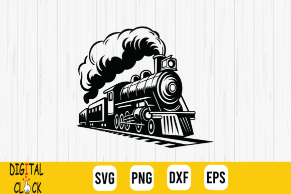 Locomotive Train Retro Train Vector SVG Review