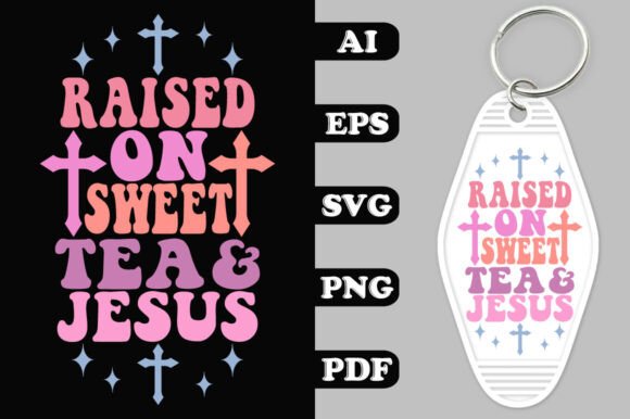 Raised on Sweet Tea and Jesus Key Chain Review