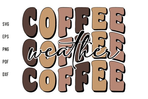 Retro Coffee Weather SVG Fall Gift Shirt