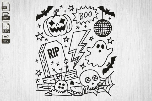 Retro Halloween Vibes Svg, Smiley Face Embroidery Review