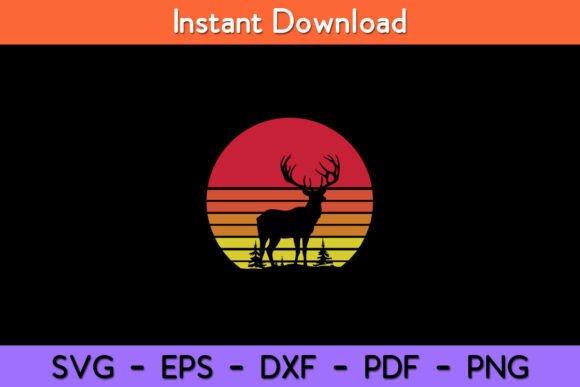 Retro Moose Silhouette Svg Design Review