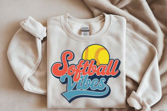 Retro Softball Vibes SVG PNG Game Day