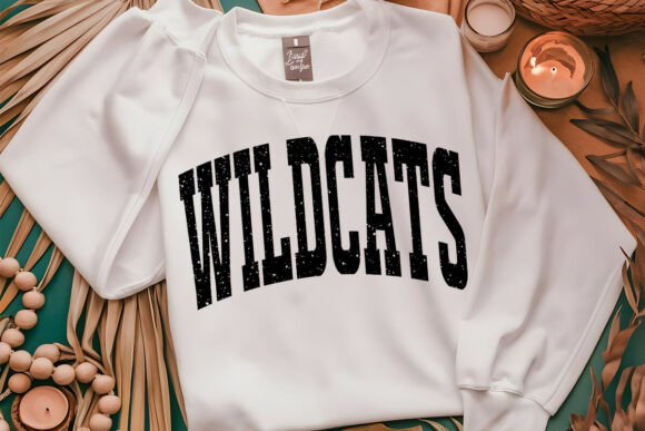 Retro Wildcats Distressed SVG PNG Review
