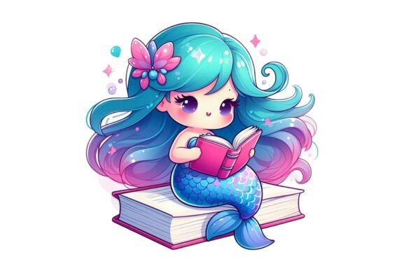 Review: Trendy Humorous Retro Mermaid Vector SVG