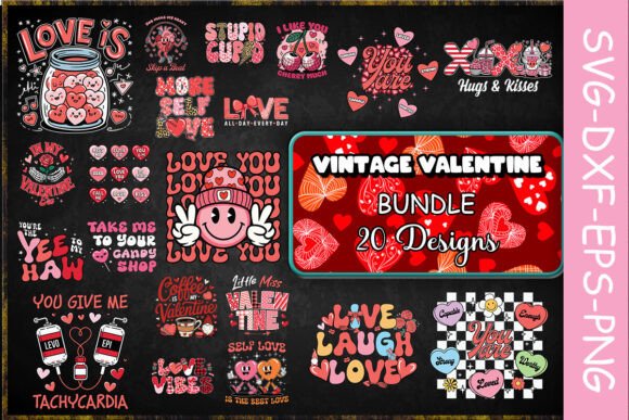 Vintage Valentine SVG Bundle Review